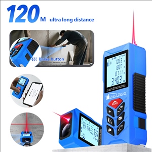 120m High Precision Infrared Distance Meter with 1M Tape